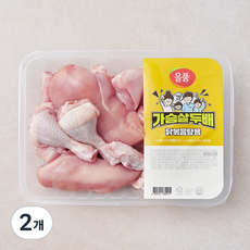 올품 닭가슴살 두배 닭볶음탕용 닭고기 (냉장), 2개, 1.3kg