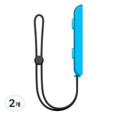 HOHOO 任天堂 Switch Joy-Con 手腕帶, 單一商品, 霓虹藍, 2個
