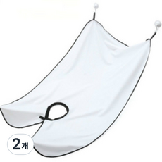 Mondeuspot 男士用刮鬍圍裙 白色 JNH821, 1入, 2個