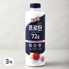 요플레 프로틴 드링크 딸기바나나, 900ml, 1개입, 3개