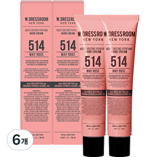 더블유드레스룸 퍼퓸 핸드크림 514 메이로즈, 50ml, 6개