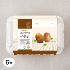 곰곰 맥반석 구운란, 6구, 6팩