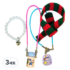 아가플러스 오랑우탄 20cm 목도리 + 가방 모형 2종 + 악세사리 세트, 랜덤발송, 3세트