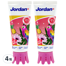 Jordan 幼兒用Step 2葡萄香牙膏 隨機出貨, 75g, 4個