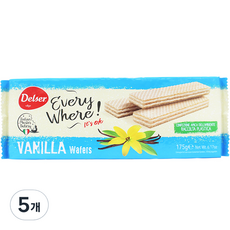 香草威化餅, 5包, 175g