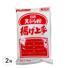 덴뿌라코 아게죠즈 튀김가루, 1kg, 2개