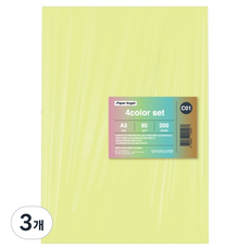 Paper Angel 4컬러 색지 A5, 600개