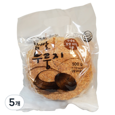 라이스웰 찹쌀누룽지, 500g, 5개