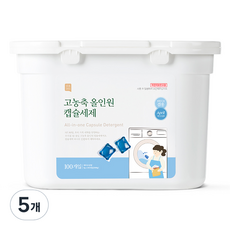 쉼표365 고농축 올인원 캡슐세제 에이프릴향, 5개, 100개입