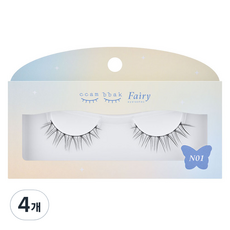 ccam bbak 仙女束感假睫毛, 4個, N01