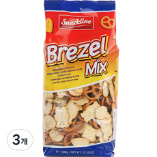 Snackline 椒鹽蝴蝶餅Mix, 3個, 300g