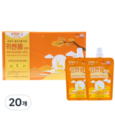 mom&young 孩童維他命鹿茸保健飲, 80ml, 20包