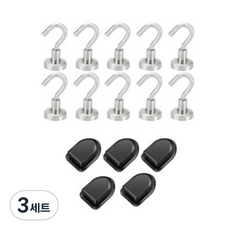 메이투 현관문 마스크 자석 후크 10p + 차량용 마스크 후크 5p, 3세트