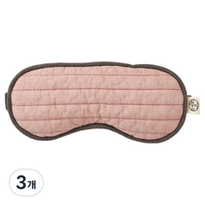 현미온미 눈찜질팩 부드러운 격식 핑크, 3개, 1개입