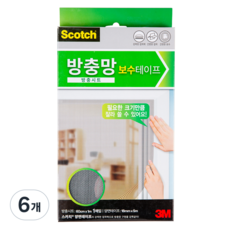 스카치 방충망 보수 테이프 방충시트, 6개