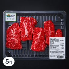 호주산 메가 부채살 스테이크용 (냉장), 800g, 5개