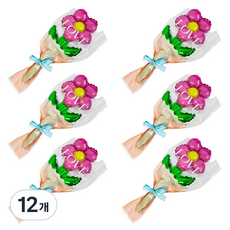 Party09 快樂花束氣球組, 12個, 粉紅色