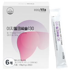 이지비타 이지 밀크씨슬 130 30p, 120g, 6개