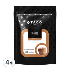 타코 자바칩 파우더, 1kg, 1개입, 4개