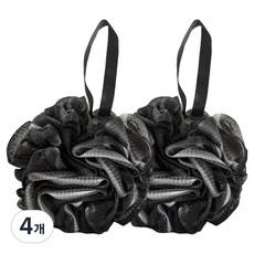 Vita Bello 柔軟特大沐浴球, 黑色, 4個, 1入