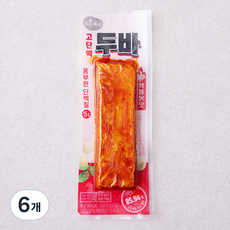 맑은물에 고단백 두바 핵불닭바, 82g, 6개