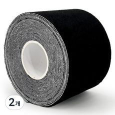 오르비아 근육 보호 테이핑 테이프 블랙 5cm x 5m, 1개입, 2개