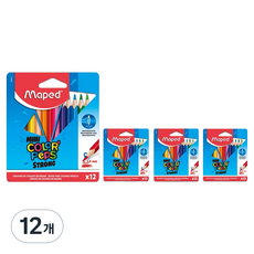 마패드 미니 색연필 스트롱 12p, 12색, 12개