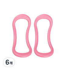 스포홀릭 하드타입 요가링, 핑크, 6개