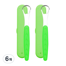 Biz-on 成人舌苔去除清潔器 綠色, 6個, 25.5g