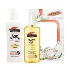 PALMER'S 帕瑪氏 嬰兒奶油乳液 250ml+油 150ml禮盒組, 1組