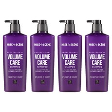 미쟝센 볼륨케어 퍼플 콜라겐 샴푸, 680ml, 4개