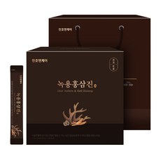 천호엔케어 녹용홍삼진 스틱 선물세트 60p + 쇼핑백, 720ml, 1개 헬스_건강식품/홍삼/인삼 반품 최저가 24,120원