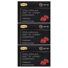 COMVITA 康維他 UMFTM15+ 麥蘆卡蜂蜜潤喉糖, 18g, 3盒