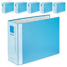 ECO Chungwoon 彩色2孔A4活頁夾 9 x 7cm, 天藍色, 6個