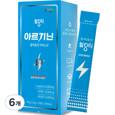 힐링티 아르기닌 활력충전 아미노산 부스터, 10회분, 6개