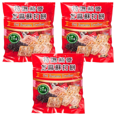 天然屋 特選蘇打餅量販包燕麥芝麻, 添加燕麥片 增加所需營養, 添加芝麻 增添香氣, 口感酥脆不油膩, 289g, 3袋