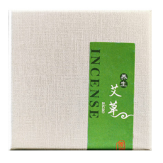 煙雲如水 淨化空氣倒流香 2.6 x 1.2cm 養生艾草 100g, 1盒