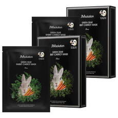 JMsolution 肌司研 Green Dear 兔子胡蘿蔔純淨面膜 30ml, 10入, 2個