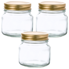 ADERIA GLASS 玻璃寬瓶, 275ml, 3個