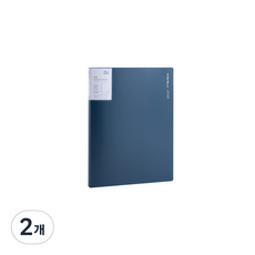 누사인 파스텔 모던 클리어 파일 20매, 2개, 네이비