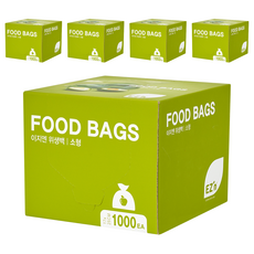EZ'n 食物保鮮袋, S號, 5盒, 1000入