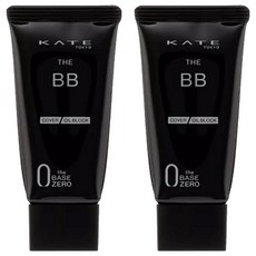 KATE 凱婷 台灣公司貨 零瑕肌密高遮瑕BB霜 控油 SPF21 PA++, EX-2, 30g, 2條