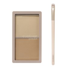 ETUDE HOUSE 修飾專家雙色修容餅+眼部修容刷, 01 自然主義家, 1組