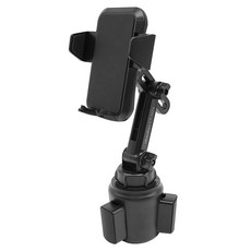 obsidian 車用杯架手機半自動夾式支架, 單一顏色, 1個