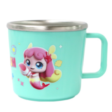 르번 알쏭달쏭 캐치 티니핑 논슬립스텐컵, 퐁당핑, 1개, 220ml