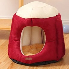 DING DONG PET 寵物貓咪布丁屋, 紅色