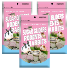 armonto 歡樂彩熊棉花糖，適合蜜袋鼯、鼠類與兔子食用, 60g, 3包