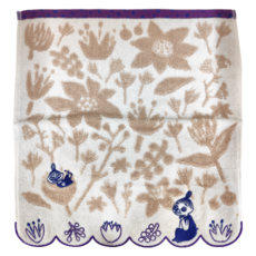 MARUSHIN 丸真 Moomin 洗臉巾, 小不點與美寶春花綻放, 1條