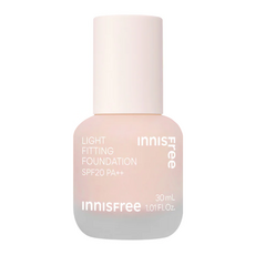 INNISFREE 台灣公司貨 輕薄透服貼粉底液 SPF20 PA++ 30ml, 1個, 21C