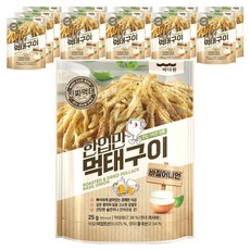 바다원 한입만 먹태구이 바질어니언, 25g, 12개
